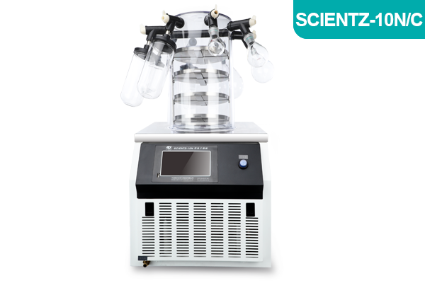 宁波新(xīn)芝实验型钟罩式冻干机Scientz-10N/C普通多(duō)歧管型